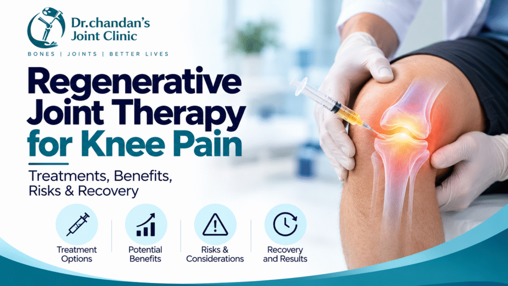 Regenerative Joint Therapy for Knee Pain Treatments, Benefits, Risks & Recovery